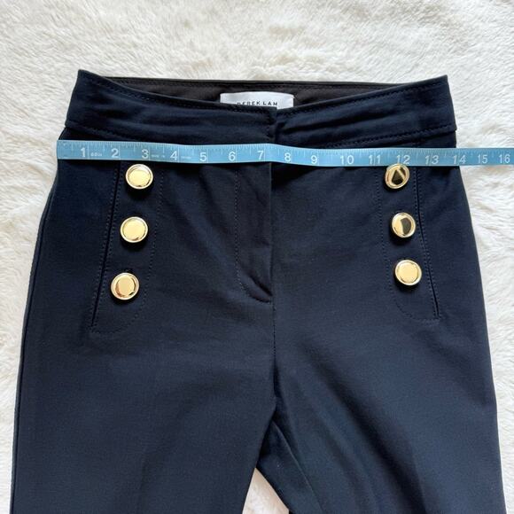 Derek Lam women navy crop pants size 0 - Picture 6 of 8
